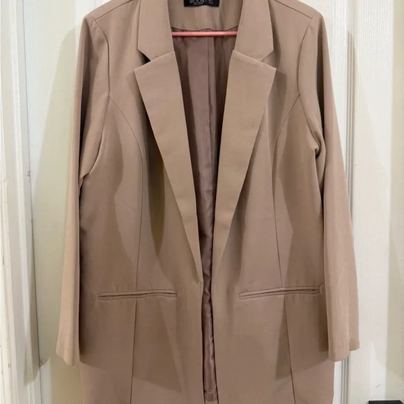 Stoosh women’s blazer in pastel pink, size L - Picture 1 of 5